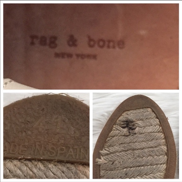 Rag & Bone Georgie Cotton Espadrilles Botanical 41 - Picture 6 of 8